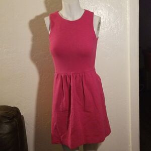 J. Crew Fit And Flare Sleeveless Mini Dress with Back Zipper